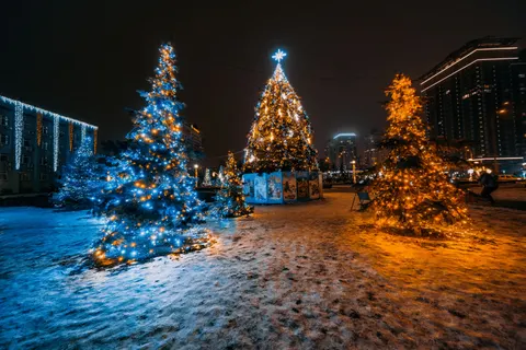 Обои Снегопад 4K · winter · 3840×2560