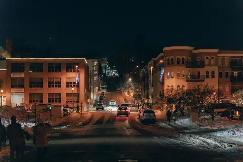 Snowfall 4K Wallpaper · winter · 3840×2560
