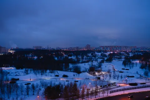 Tapeta Opady Śniegu 4K · winter · 3840×2560