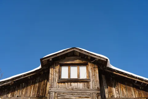 Fond d'écran Chalet d'Hiver 4K · winter · 3840×2560