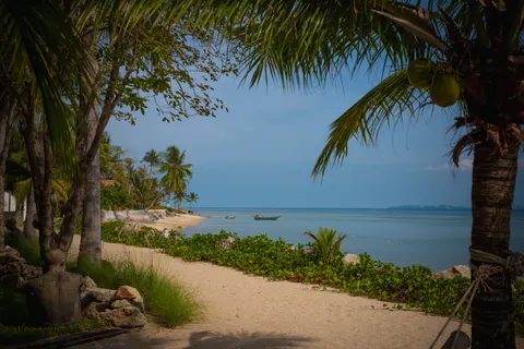 Tropisch Paradijs 4K-achtergrond · tropical · 3840×2560
