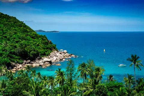 Tropisch Paradijs 4K-achtergrond · tropical · 3840×2560