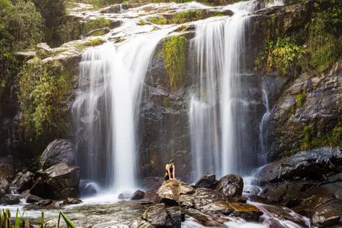 Tropical Falls 4K Wallpaper · tropical · 3840×2560