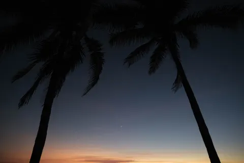 Tropical Sunset 4K Wallpaper · tropical · 3840×2560