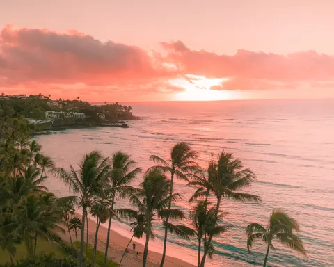 Tropikal Gün Batımı 4K Duvar Kağıdı · tropical · 3840×3072