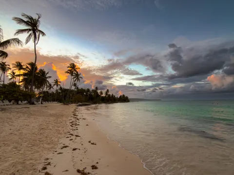 Tropischer Sonnenuntergang 4K Hintergrundbild · tropical · 3840×2880