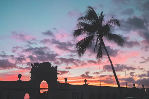 Fondo de pantalla Atardecer Tropical 4K · tropical · 3840×2560