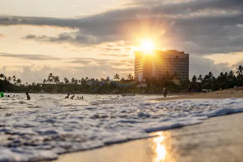 Tropical Sunset 4K Wallpaper · tropical · 3840×2560