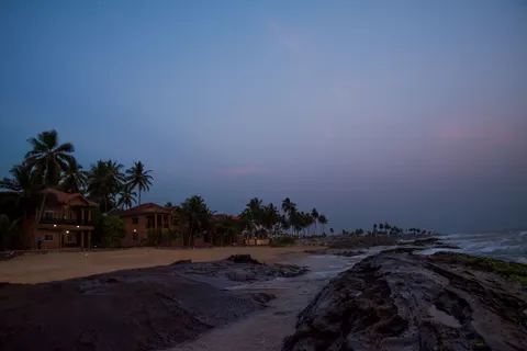 Fond d'écran Coucher de soleil tropical 4K · tropical · 3840×2560