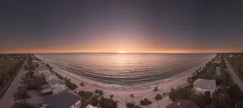 Sfondo Tramonto Tropicale 4K · tropical · 3840×1713