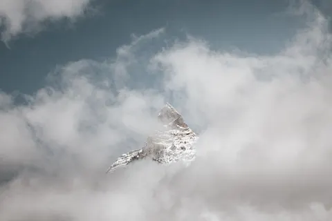 Snowy Mountain Peak 4K Wallpaper · mountains · 3840×2558