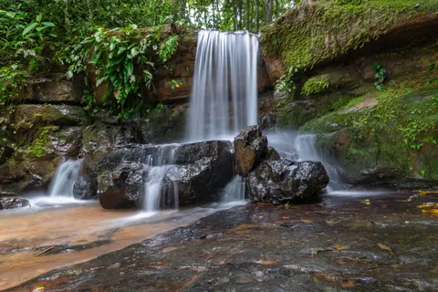 Rainforest Waterfall 4K Wallpaper · nature · 3840×2560