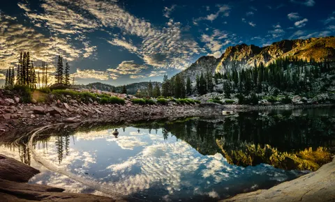 Mountain Lake 4K Wallpaper · mountains · 3840×2323