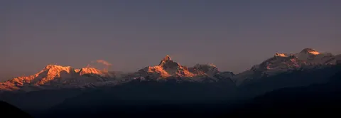 Himalayan Peaks 4K Wallpaper · mountains · 3840×1327