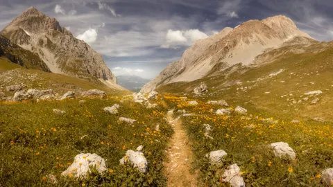 Mountain Trail 4K Wallpaper · mountains · 3840×2160