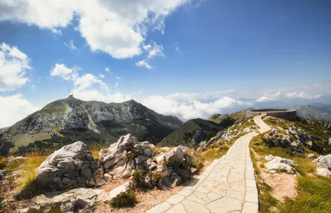 Mountain Trail 4K Wallpaper · mountains · 3840×2481