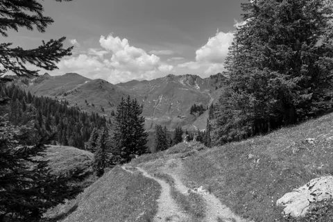 Mountain Trail 4K Wallpaper · mountains · 3840×2558