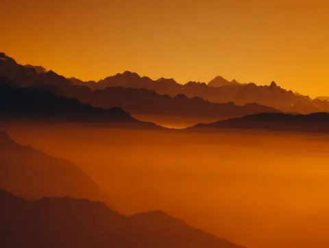 Golden Peak 4K Wallpaper · mountains · 3840×2891