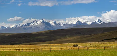 The Andes 4K Wallpaper · mountains · 3840×1853