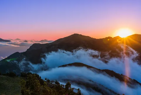 Обои Горная панорама 4K · mountains · 3840×2597