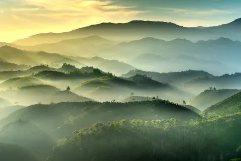 Mountain Panorama 4K Wallpaper · mountains · 3840×2561