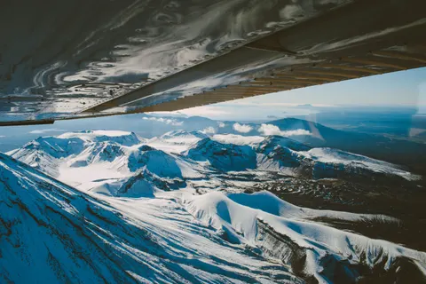 Snowy Volcano 4K Wallpaper · mountains · 3840×2560