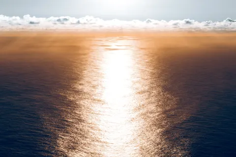 Papel de parede Pôr do Sol no Oceano 4K · ocean · 3840×2560