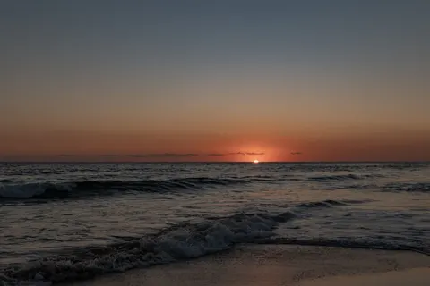 Sonnenuntergang am Meer 4K Hintergrundbild · ocean · 3840×2560