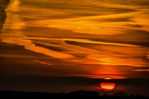 Golden Sunset 4K Wallpaper · sunset · 3840×2560