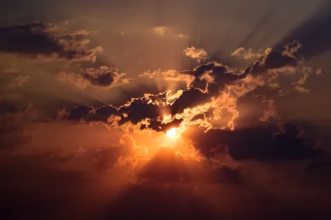 Gouden Zonsondergang 4K-achtergrond · sunset · 3840×2560