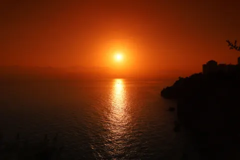 Sunset Horizon 4K Wallpaper · sunset · 3840×2560