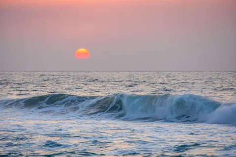 Papel de parede Horizonte ao Pôr do Sol 4K · sunset · 3840×2561