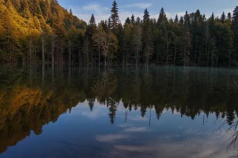 Hình nền Hồ Nước Mùa Thu 4K · autumn · 3840×2553