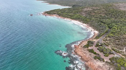 Aerial Coastline 4K Wallpaper · aerial · 3840×2160