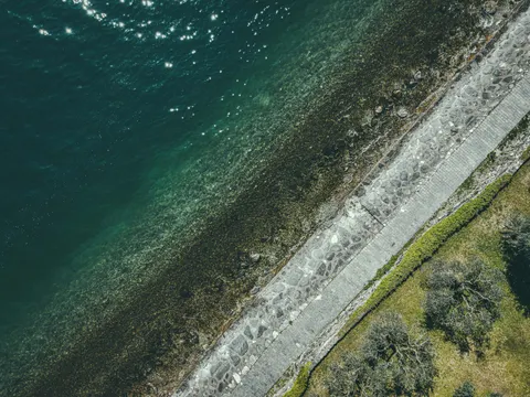 हवाई तटरेखा 4K वॉलपेपर · aerial · 3840×2880