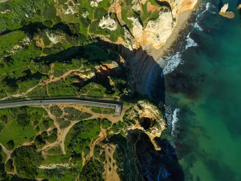 Sfondo Costa dall'Alto 4K · aerial · 3840×2880
