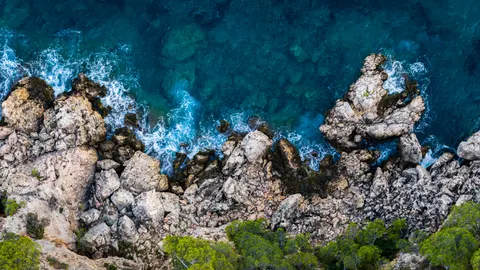 Sfondo Costa dall'Alto 4K · aerial · 3840×2160