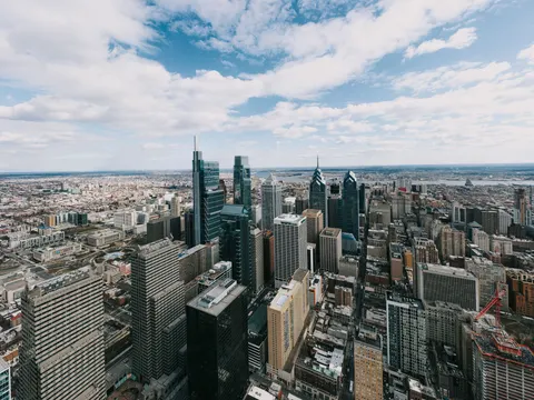 城市航拍 4K桌布 · aerial · 3840×2880