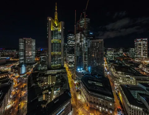 Aerial City 4K Wallpaper · aerial · 3840×2949