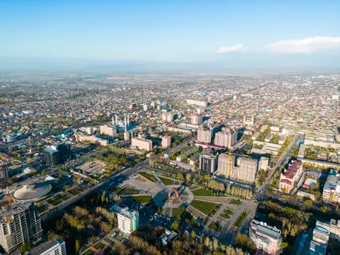 Sfondo Città dall'Alto 4K · aerial · 3840×2880