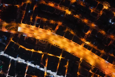 城市航拍 4K桌布 · aerial · 3840×2560