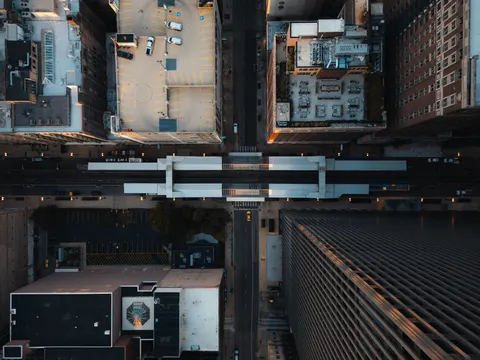 Tapeta Miasto z Lotu Ptaka 4K · aerial · 3840×2880