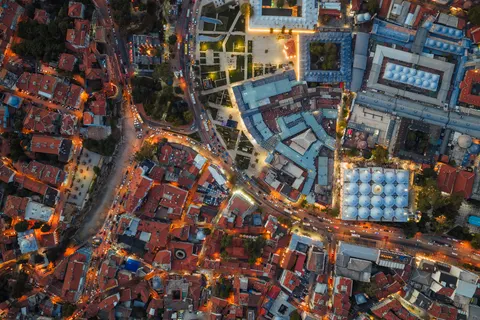 Sfondo Città dall'Alto 4K · aerial · 3840×2560