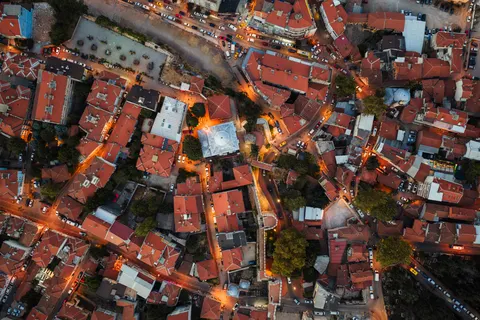 Hình nền Thành Phố Nhìn Từ Trên Cao 4K · aerial · 3840×2560