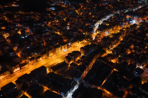 Aerial City 4K Wallpaper · aerial · 3840×2560