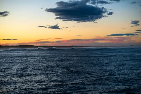Papel de parede Pôr do Sol no Oceano 4K · ocean · 3840×2560