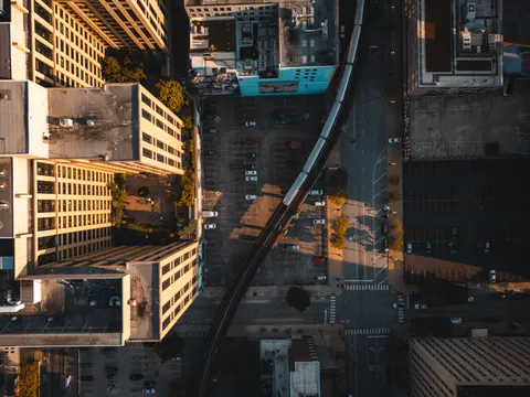 Papel de parede Cidade Vista do Alto 4K · aerial · 3840×2880