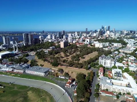 Sfondo Città dall'Alto 4K · aerial · 3840×2880