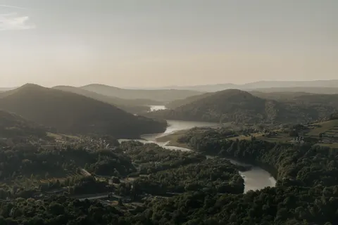 والپیپر رودخانه هوایی با کیفیت 4K · aerial · 3840×2560