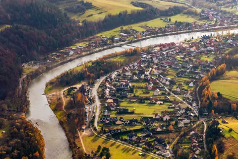 Tapeta Rzeka z Lotu Ptaka 4K · aerial · 3840×2560